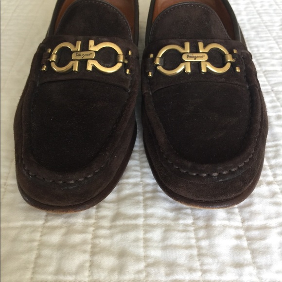 EUC Salvatore Ferragamo Sport brown suede loafer - Picture 6 of 11